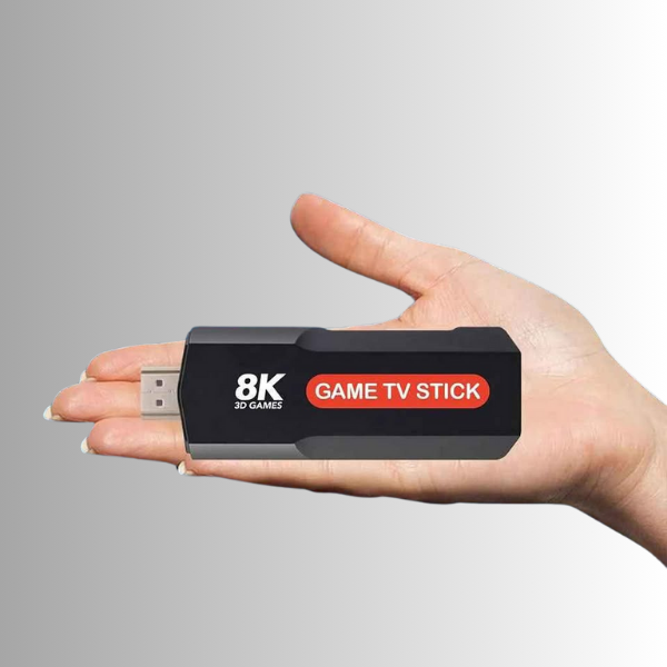 Game & TV Stick Q9® (X2 jeu TV Stick TV Box 64GB 10000 + jeu HD 8K 5G WiFi)