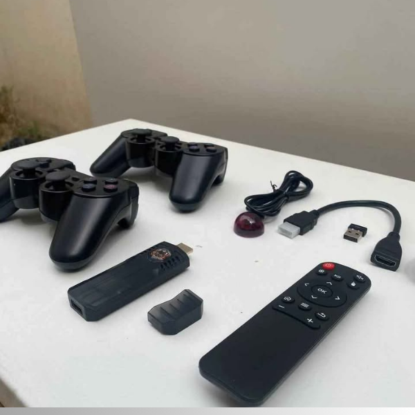 Game & TV Stick Q9® (X2 jeu TV Stick TV Box 64GB 10000 + jeu HD 8K 5G WiFi)